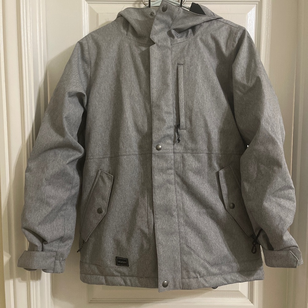 Ski jacket with hood